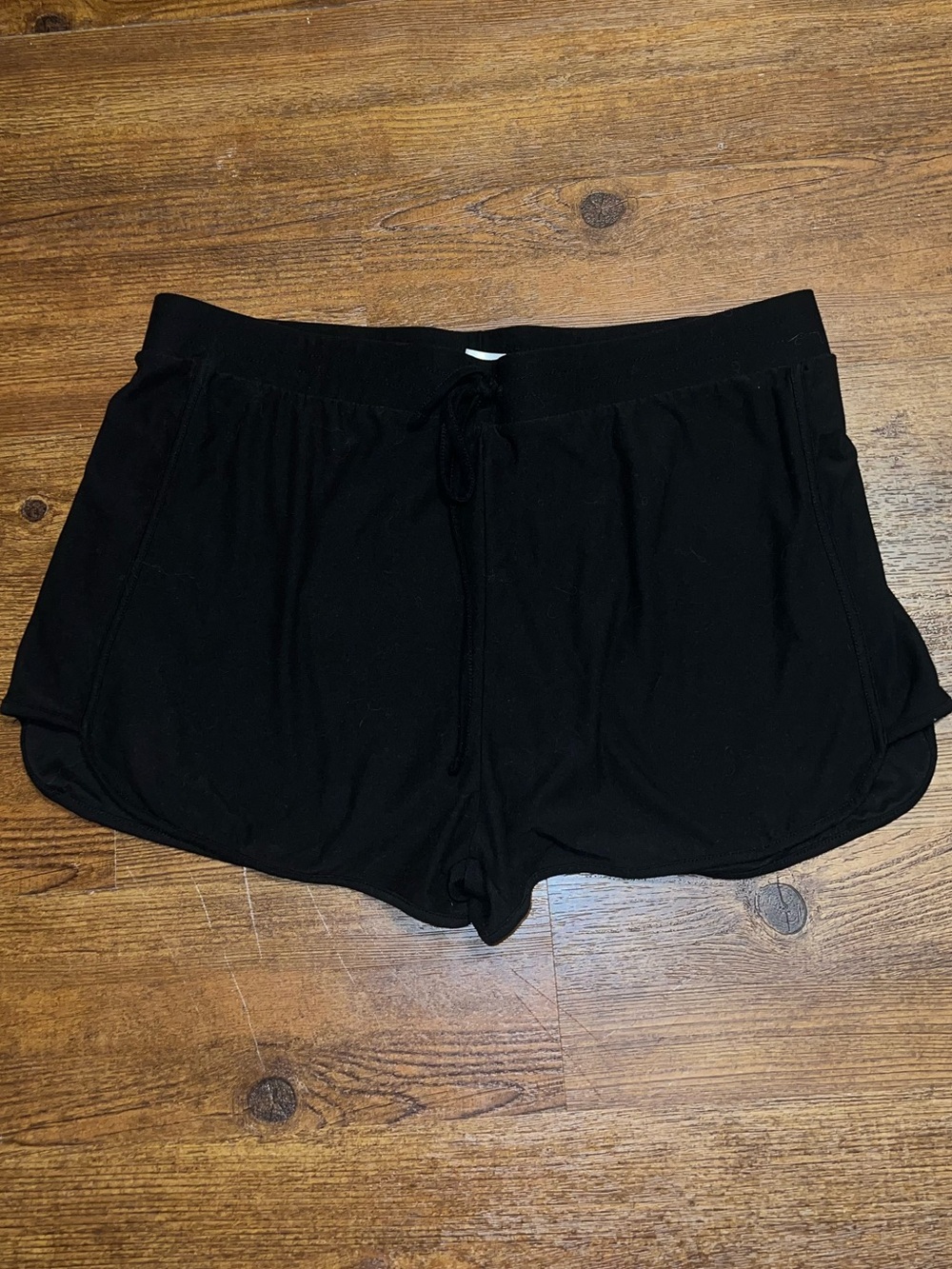 No Boundaries Black Cozy Lounge Casual Drawstring Shorts Size XXL